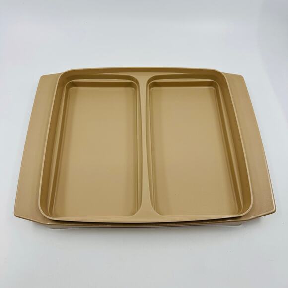 Tupperware 723-2 Tan/White Clear Egg Storage/Deviled Egg Carrier, VTG W/Egg Tray - Picture 5 of 8